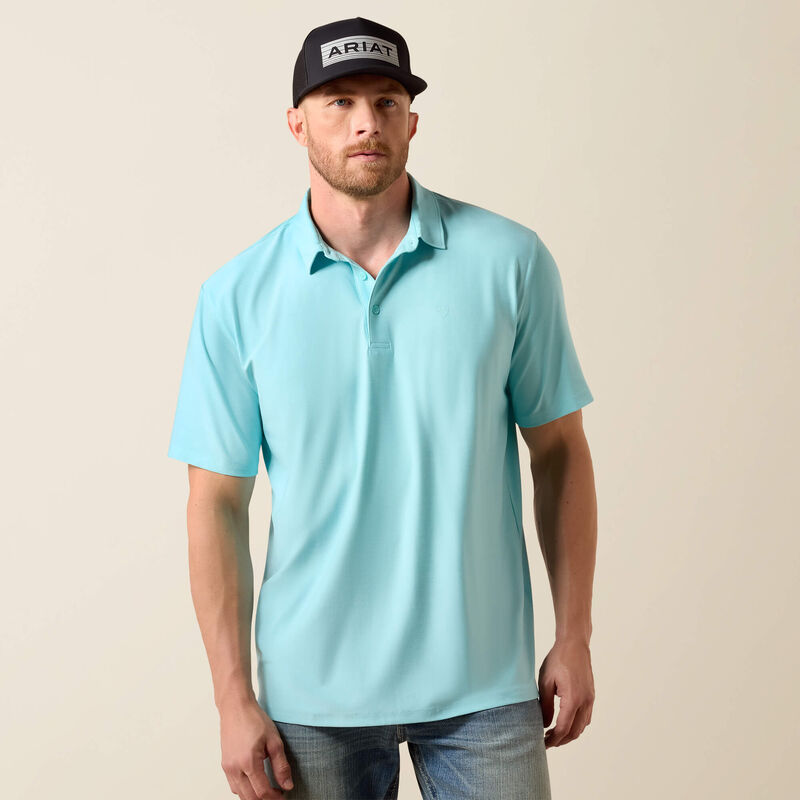 Ariat Men's Angel Blue Charger 2.0 Polo