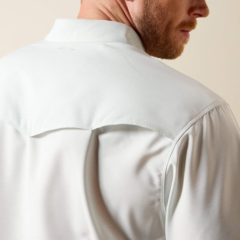 Ariat Western VentTEK Aqua Heather Classic Fit Shirt