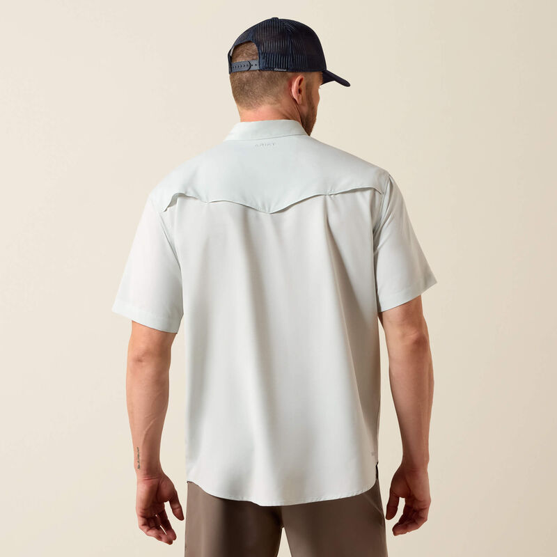 Ariat Western VentTEK Aqua Heather Classic Fit Shirt