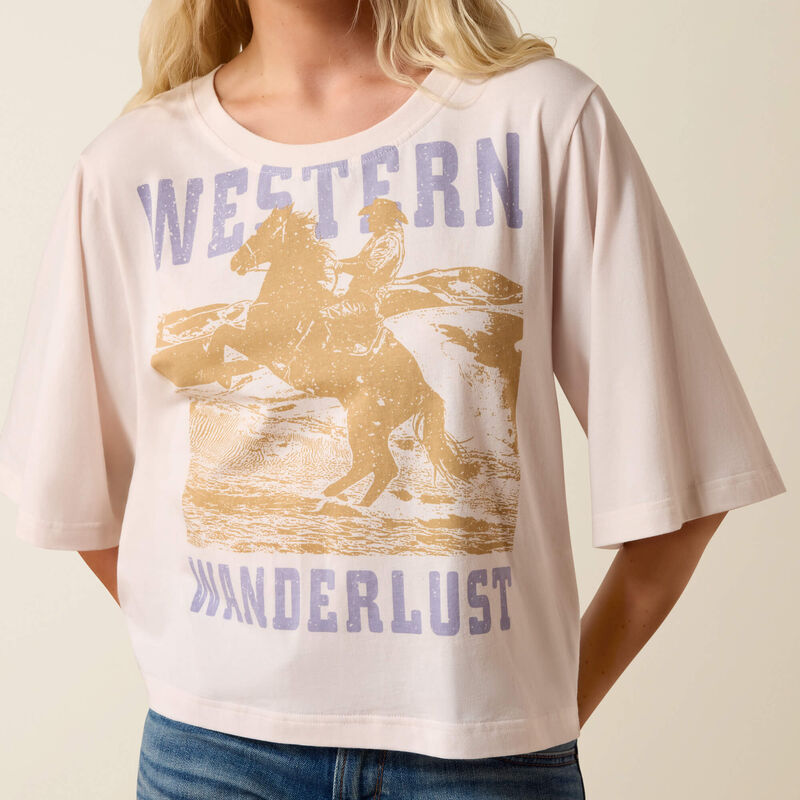 Ariat Women's Sea Salt Western Wanderlust Tee