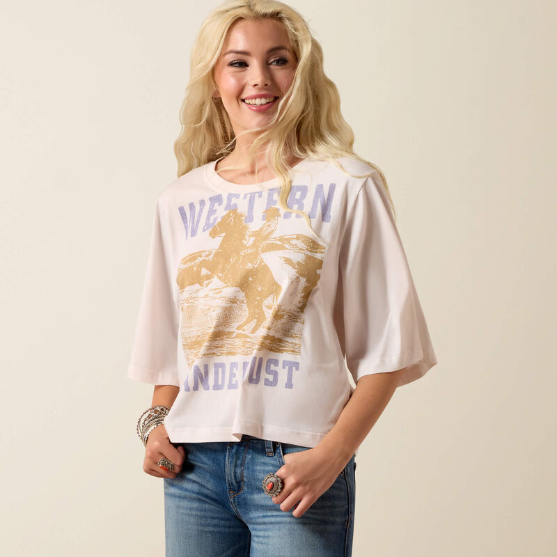 Ariat Women's Sea Salt Western Wanderlust Tee