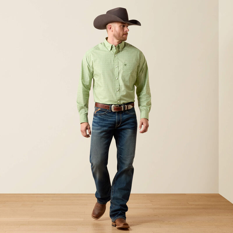 Ariat Men's Loden Frost Green Smitty Classic Fit Shirt