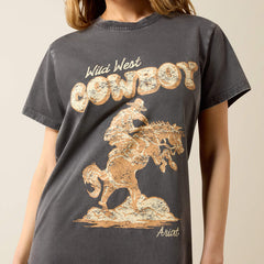 Ariat Charcoal Mineral Wash Wild West Tee Dress