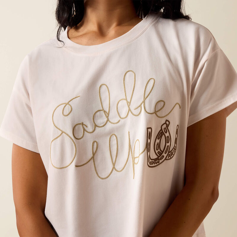 Ariat Women's Sea Salt Saddle Up Tee