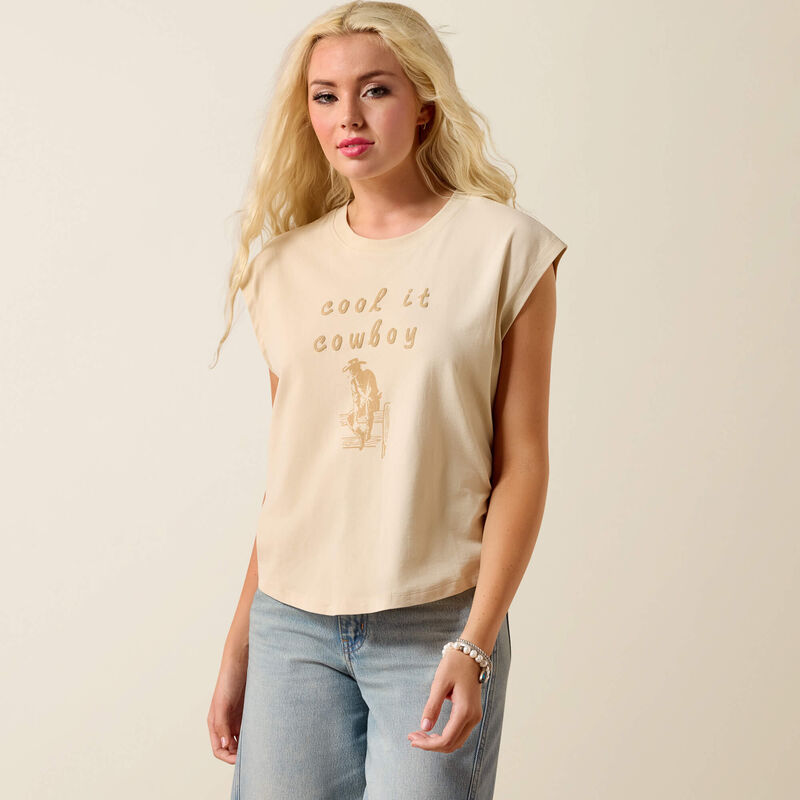 Ariat Women's Oyster Grey Cool It Tee