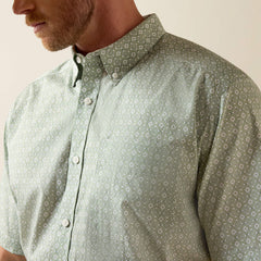 Ariat Men's Laurel Green Wrinkle Free Worthington Classic Fit Shirt
