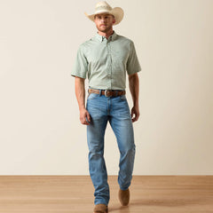 Ariat Men's Laurel Green Wrinkle Free Worthington Classic Fit Shirt