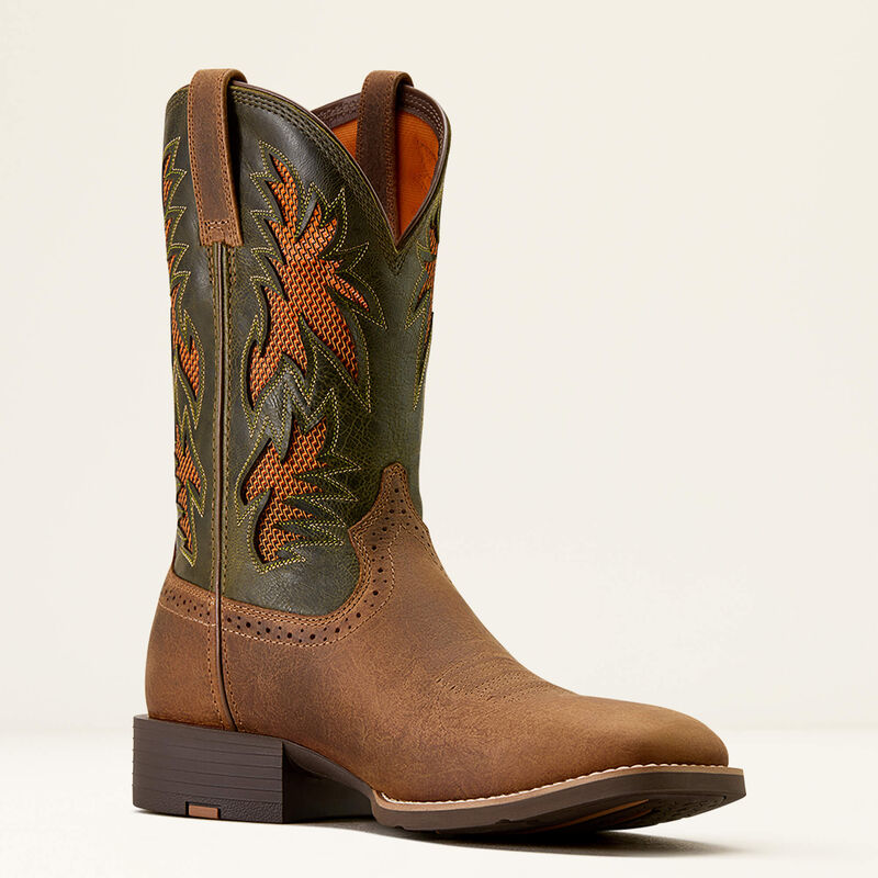 Ariat Men's Sport Cool VentTEK Wide Square Toe Cowboy Boot