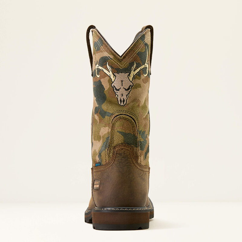 Ariat Groundbreaker Antler Waterproof Wide Square Toe Work Boot