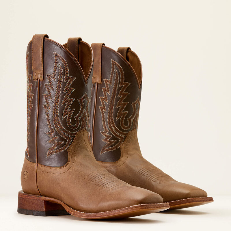Ariat Men's County Roads Wide Square Toe Cowboy Boot