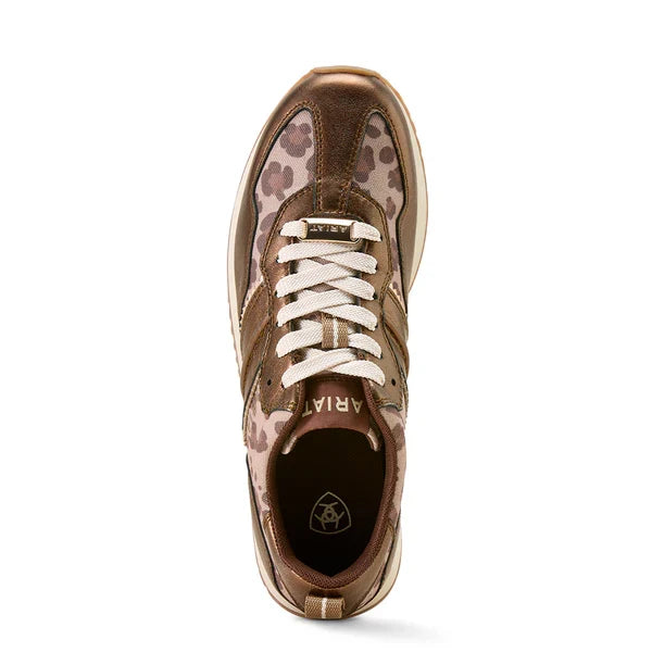 Ariat Women's Bronze Leopard Ranch Runner Shoe