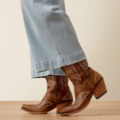 Ariat Women's Perfect Rise Clare Wide Leg Crop Jeans