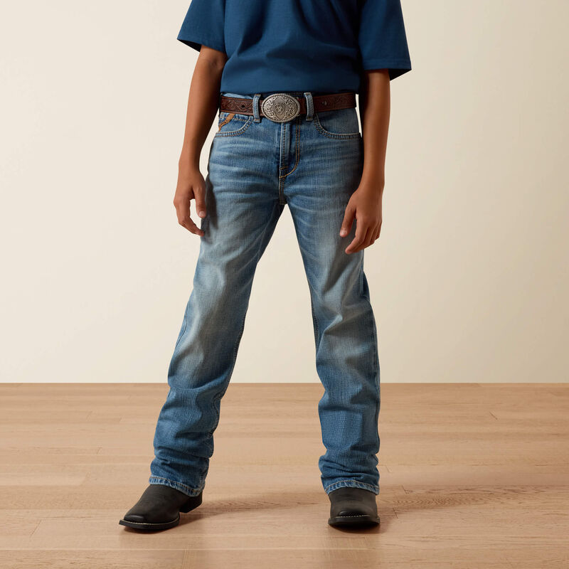 Ariat Boys B4 Relaxed Palmer Boot Cut Jeans