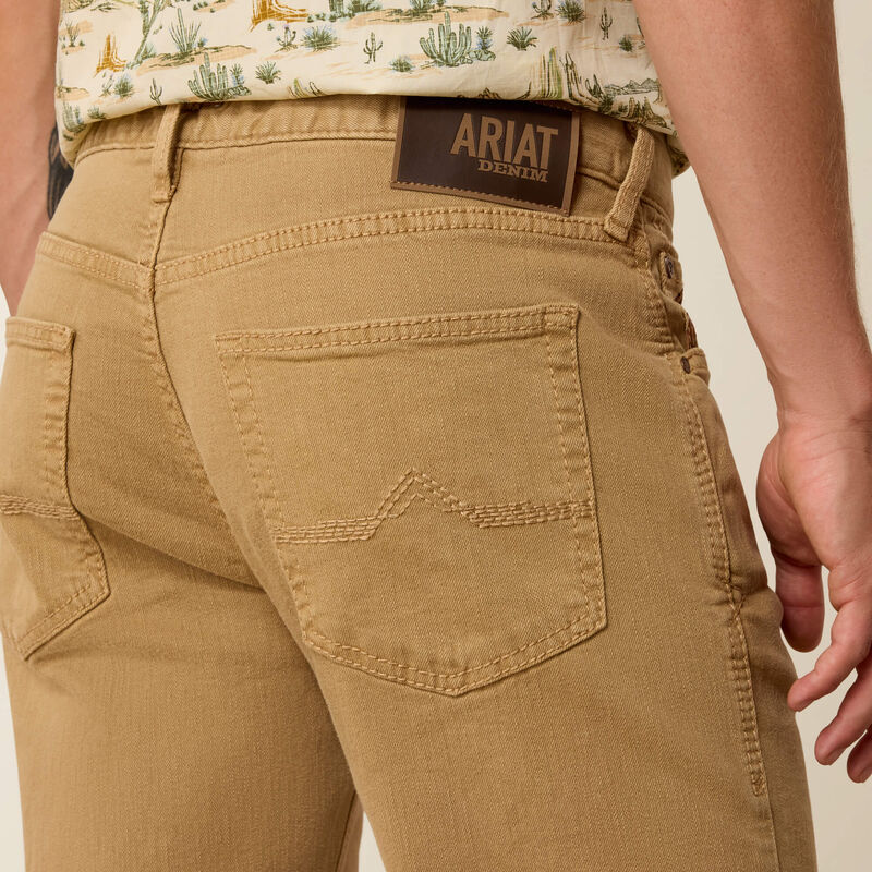 Ariat Men's Dark Khaki M5 Oliver Straight Leg Jeans