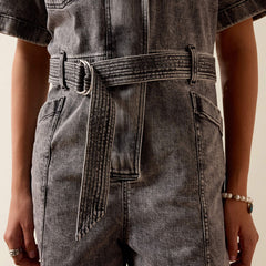 Ariat Women's Danville Black Denim Western Romper