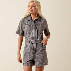 Ariat Women's Danville Black Denim Western Romper