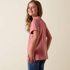 Ariat Girl's Mauvelous Farm Quilt Tee