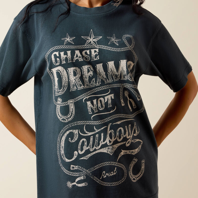 Ariat Women's Chase Dreams Midnight Navy Tee