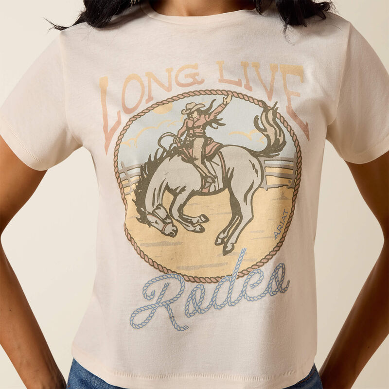 Ariat Women's Natural Long Live Rodeo Tee