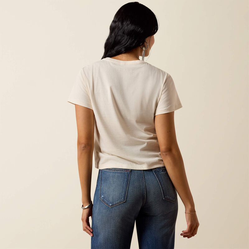 Ariat Women's Natural Long Live Rodeo Tee