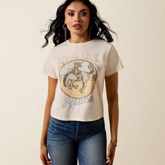 Ariat Women's Natural Long Live Rodeo Tee