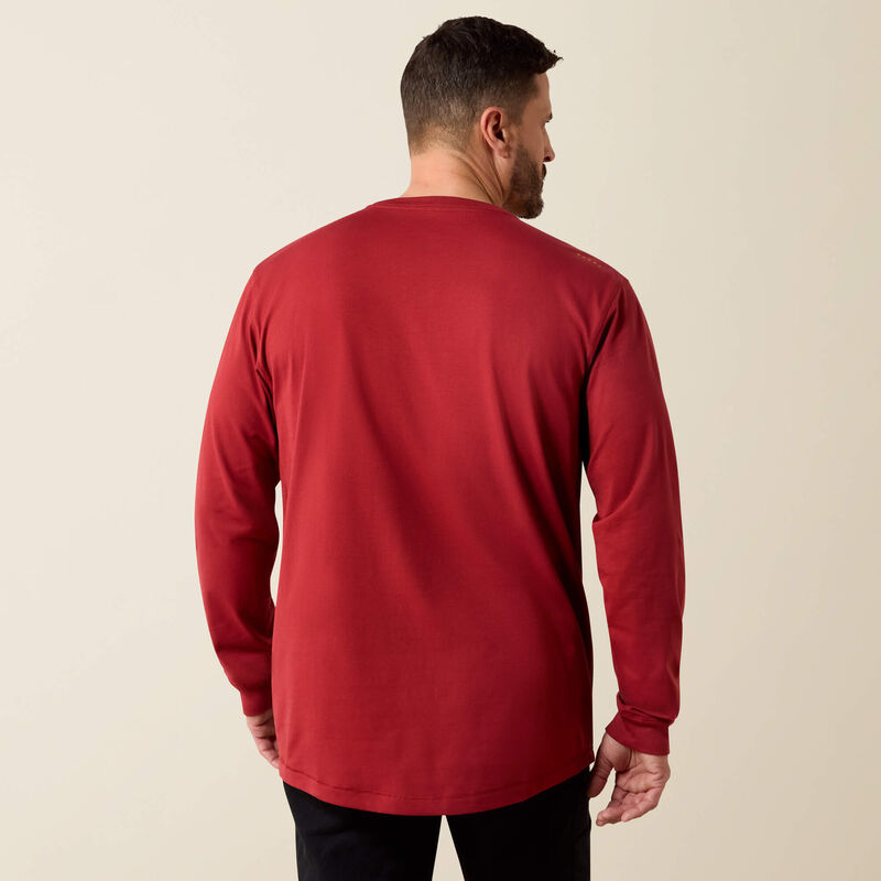 Ariat Men's Rebar Workman Logo Tee | Red Brick