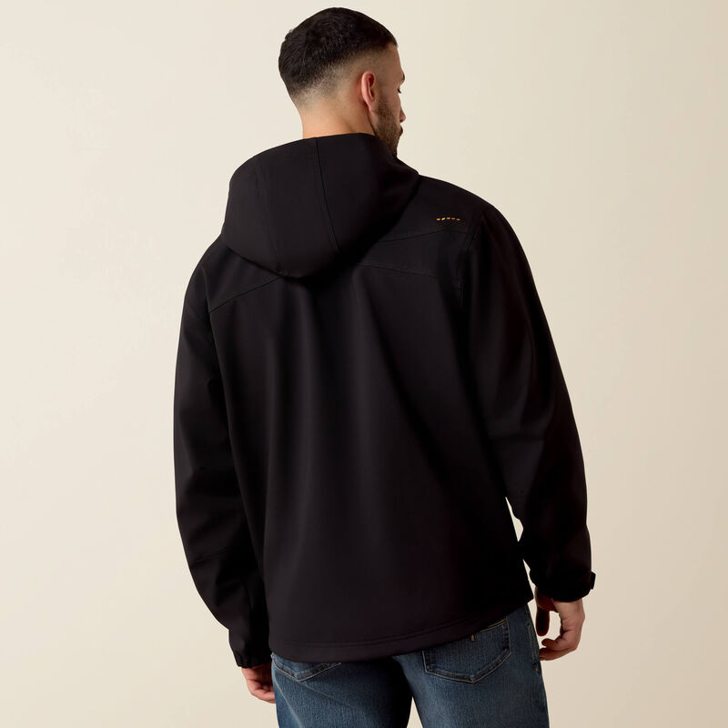 Ariat Men's Rebar Durastretch Utility Softshell Hoodie | Black