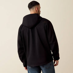 Ariat Men's Rebar Durastretch Utility Softshell Hoodie | Black