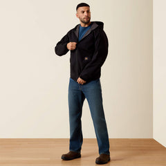Ariat Men's Rebar Durastretch Utility Softshell Hoodie | Black