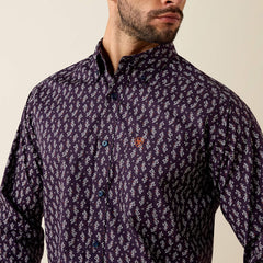 Ariat Men's Parry Classic Fit Shirt | Purplavy Paisley Print