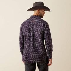 Ariat Men's Parry Classic Fit Shirt | Purplavy Paisley Print