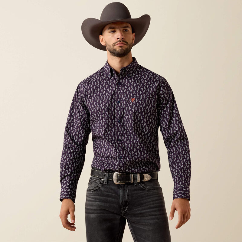 Ariat Men's Parry Classic Fit Shirt | Purplavy Paisley Print