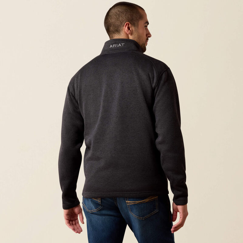 Ariat Men's Caldwell 1/4 Zip Sweater | Midnight Navy