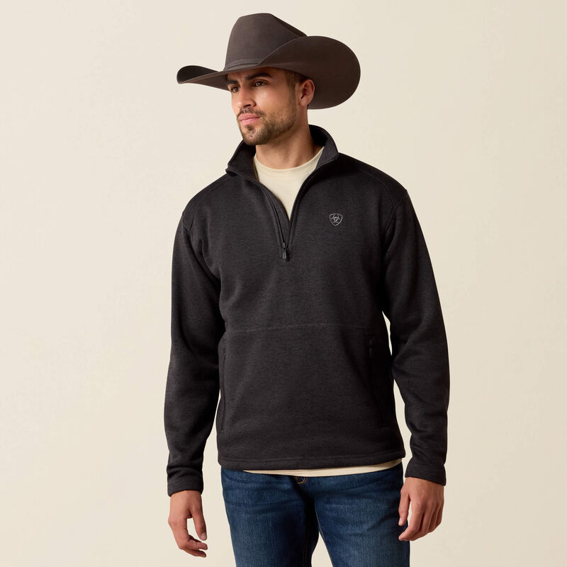 Ariat Men's Caldwell 1/4 Zip Sweater | Midnight Navy
