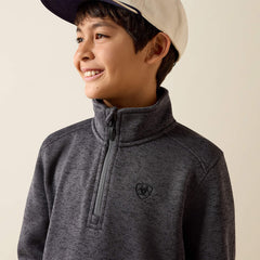 Ariat Boys Caldwell 1/4 Zip Sweater | Iron Gate