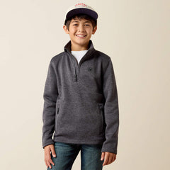 Ariat Boys Caldwell 1/4 Zip Sweater | Iron Gate