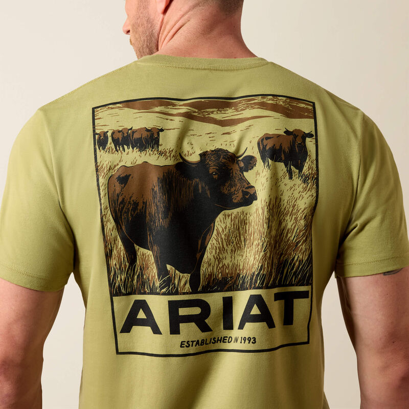 Ariat Men's Grazers Tee | Tent Green