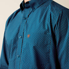 Ariat Men's Claude Fitted Shirt | Sailor Blue