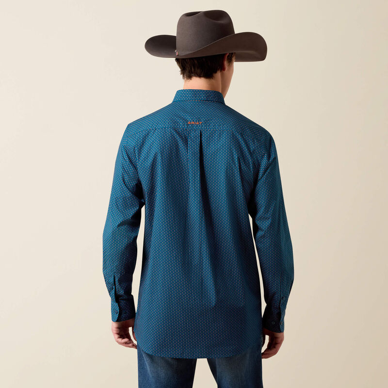 Ariat Men's Claude Fitted Shirt | Sailor Blue