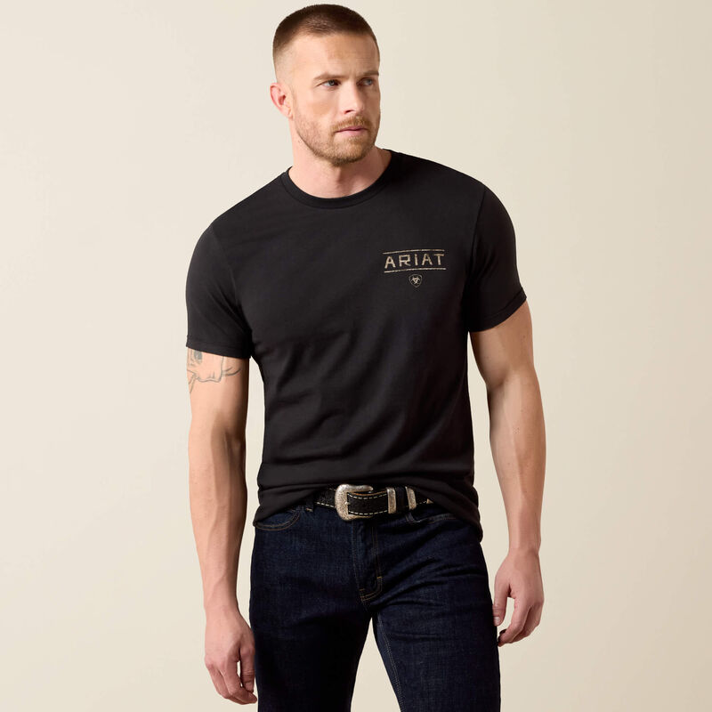 Ariat Men's Monument Gaucho Tee | Black