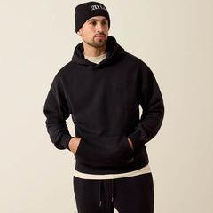 Ariat Men's ToughStock Washed Heavyweight Fleece Hoodie | Black