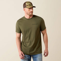 Ariat Men's Rust Serape Shield T-Shirt | Grape Leaf