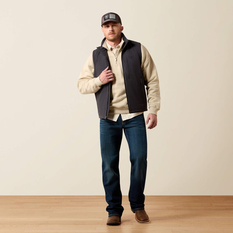 Ariat Men's Pioneer Stretchshell Vest | Charcoal Heather