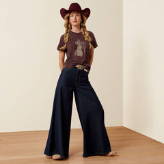 Ariat Women's Rebel With A Cause Tee | Chocolate Plum