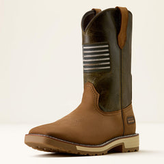 Arait Men's Activator Patriot Wide Square Toe Work Boots