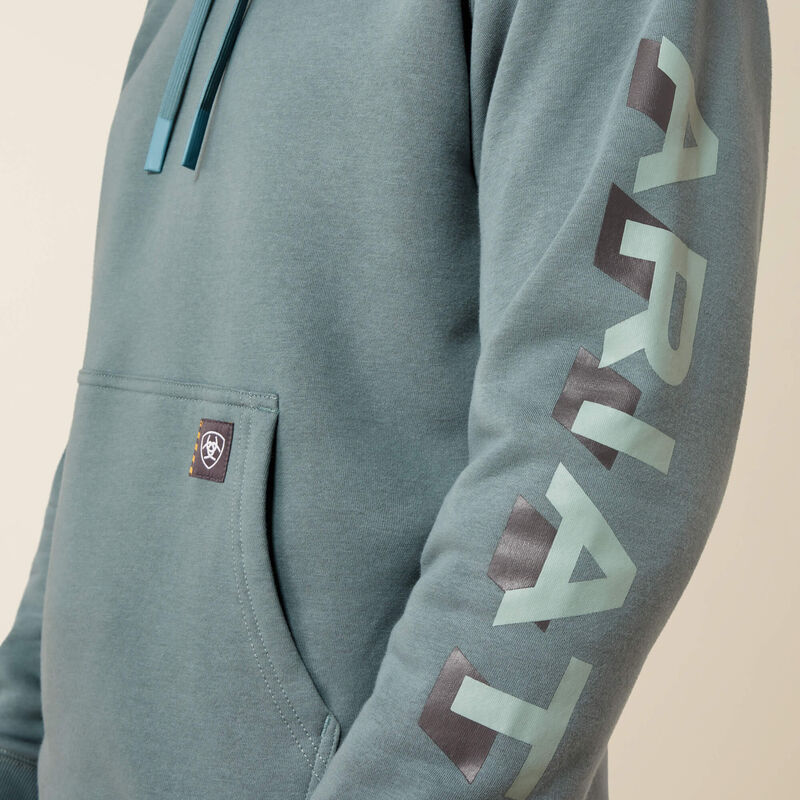 Ariat Men's Rebar Lightweight Logo Hoodie