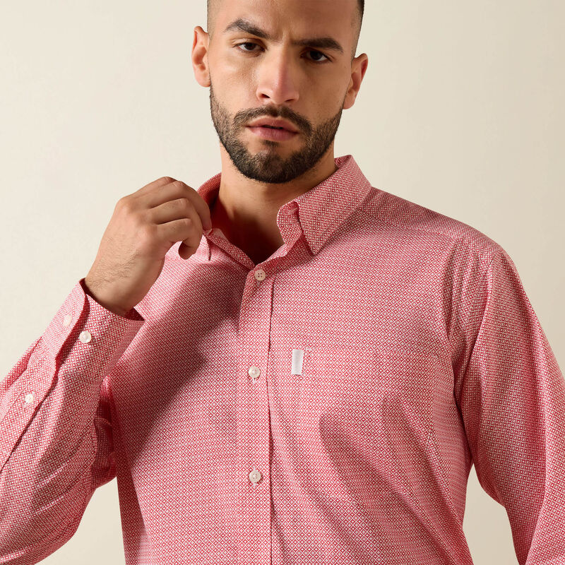 Ariat Men's Everything Classic Fit Shirt | Scarlet