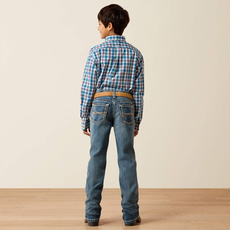 Ariat Boys' B4 Relaxed Jonathan Boot Cut Jean