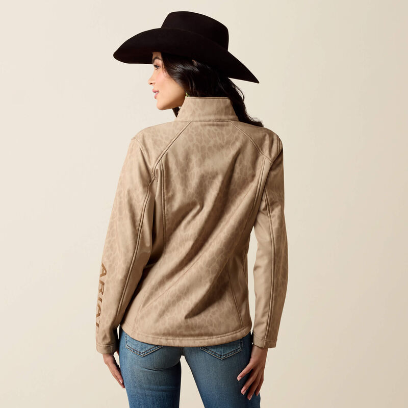 Ariat Women's Softshell Faded Leopard Print Jacket