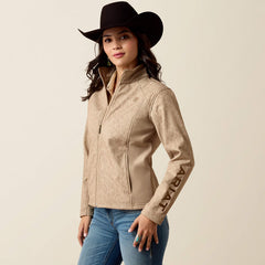 Ariat Women's Softshell Faded Leopard Print Jacket